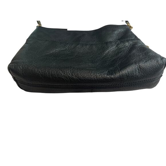 Fossil Fiona Black Leather Crossbody Tote Bag - Picture 6 of 8